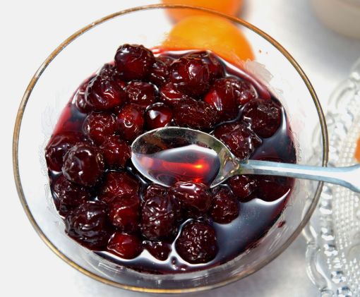 Albalı (vişnə) mürəbbəsi şəkil